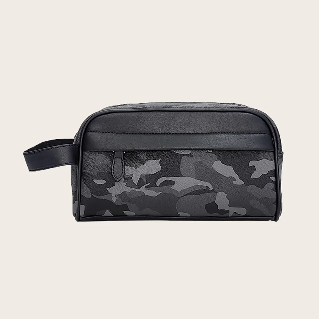 Trousse de toilette homme en cuir – Format compact, élégant et multifonction