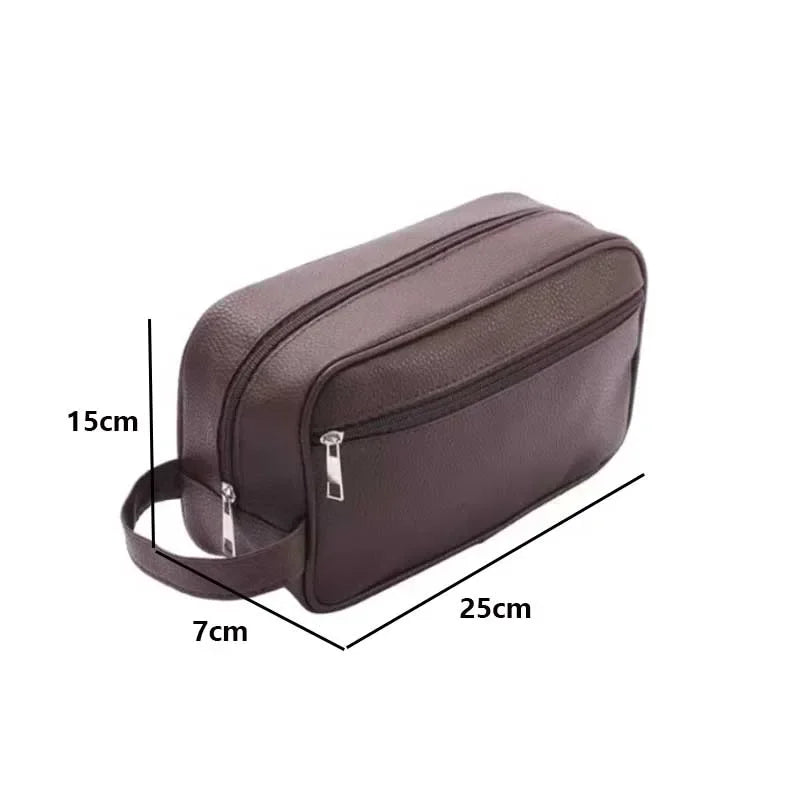 Trousse de toilette imperméable – Design rigide en PVC, format compact et résistant
