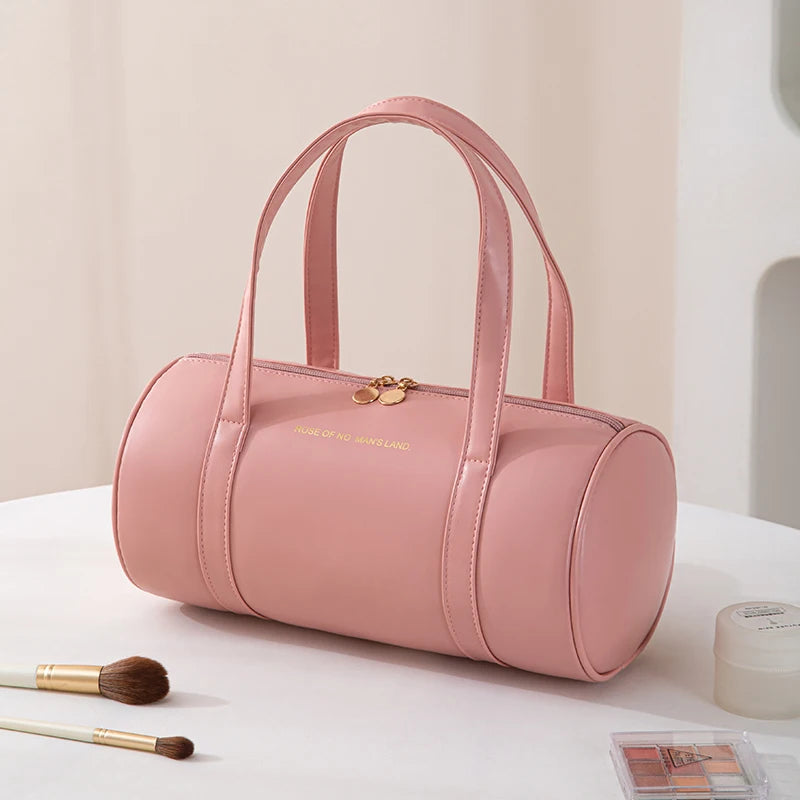 Trousse de toilette cuir double compartiment – Compacte et résistante
