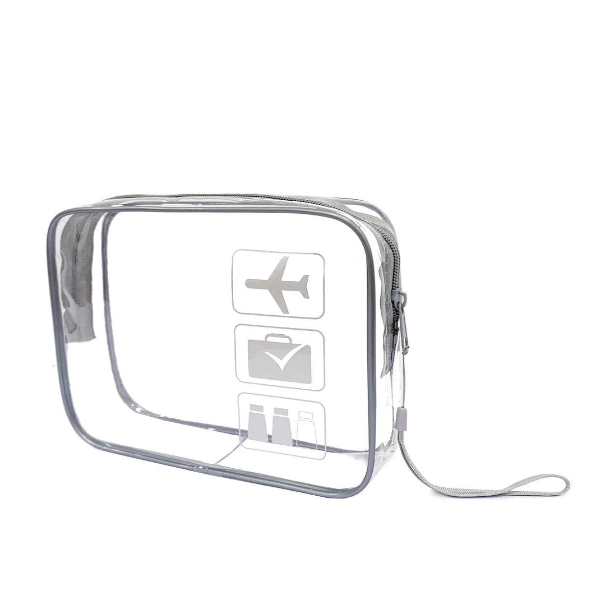 Trousse de toilette avion – Format transparent