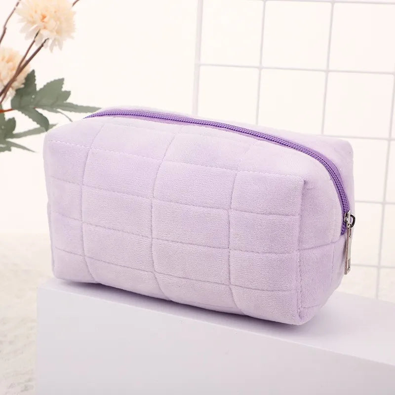 Trousse de toilette coton – Format compact et doux