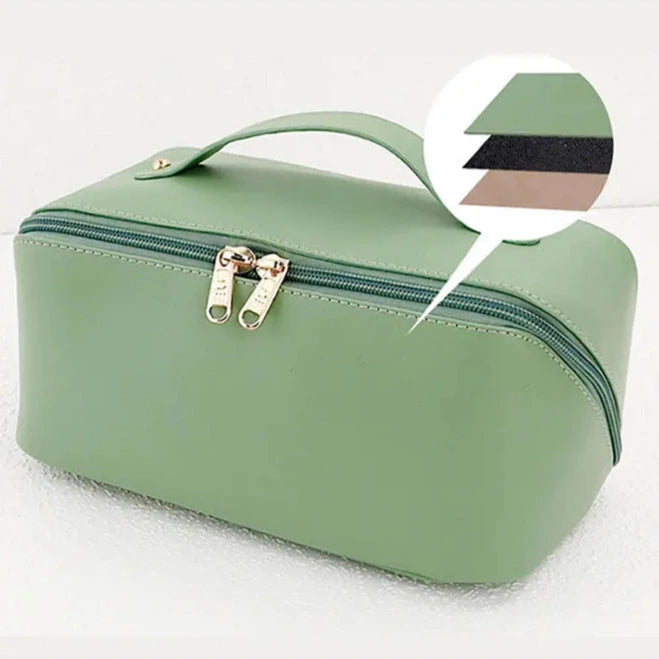 Trousse de toilette de luxe grande capacité, suspendue et imperméable