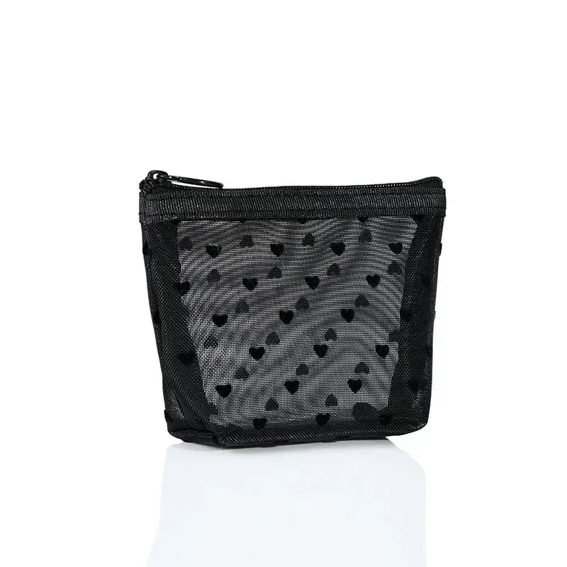 Trousse de toilette transparente femme