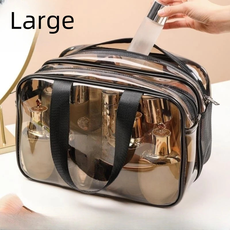 Trousse de toilette transparente – Design pratique waterproof