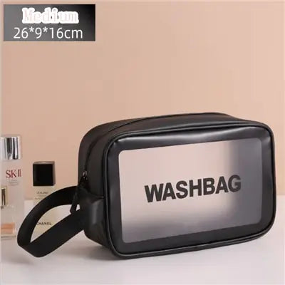 Trousse de toilette imperméable transparante