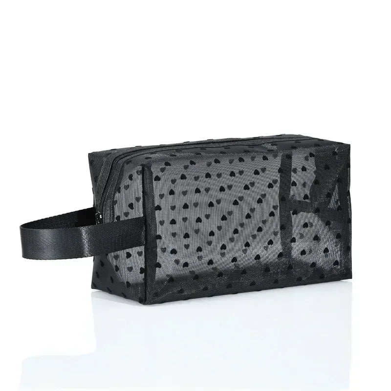 Trousse de toilette transparente femme