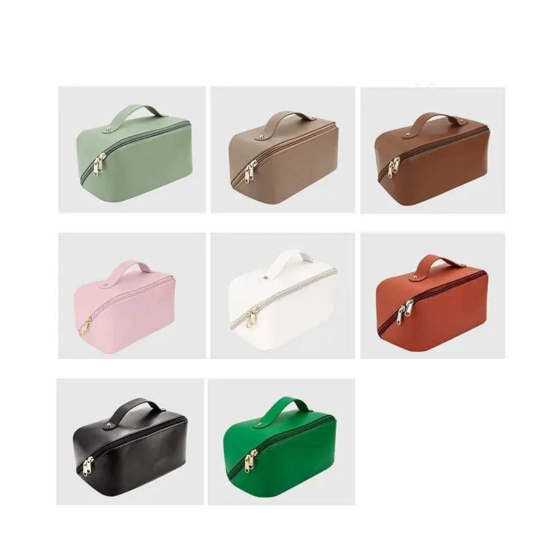 Trousse de toilette de luxe grande capacité, suspendue et imperméable