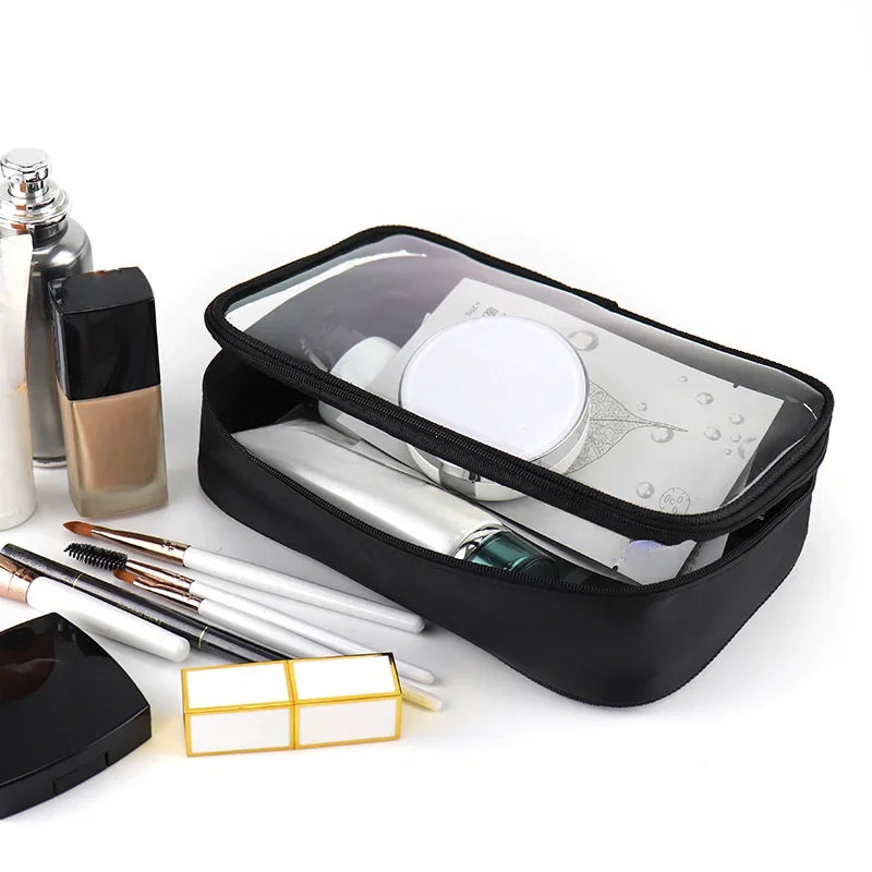 Trousse de toilette transparente – Format avion waterproof