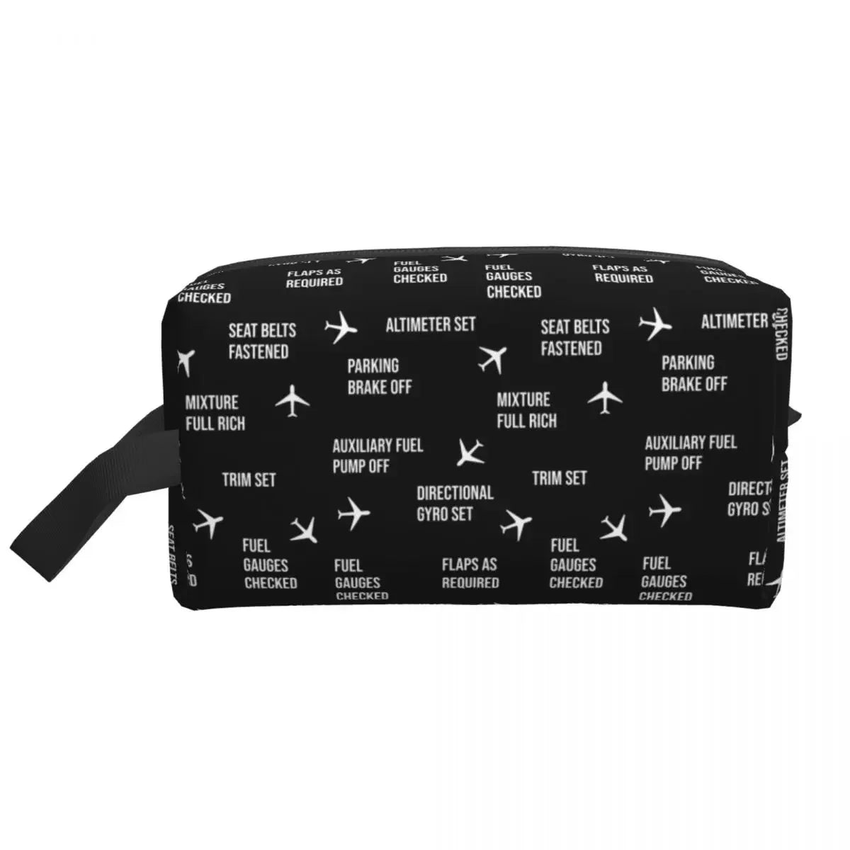 Trousse de toilette avion – Style jet fighter