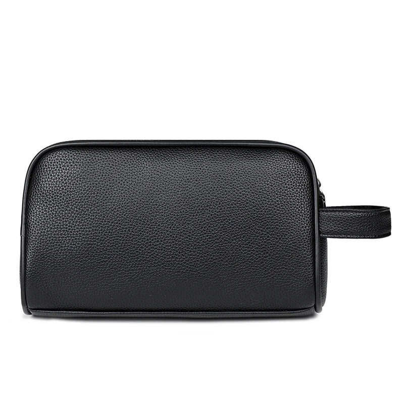 Trousse de toilette homme en cuir – Élégante, souple et compartimentée