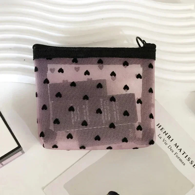 Trousse de toilette transparente femme