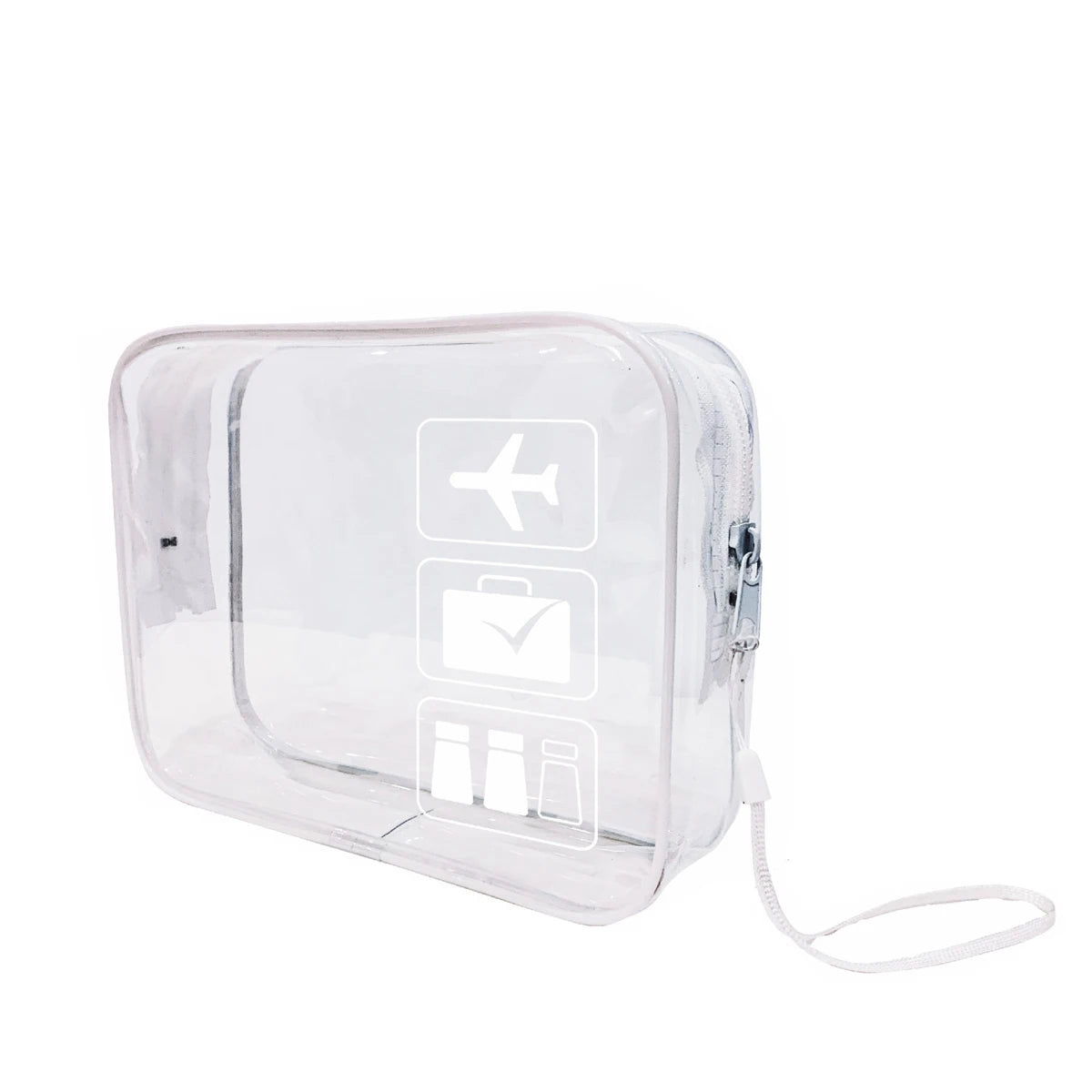 Trousse de toilette avion – Format transparent