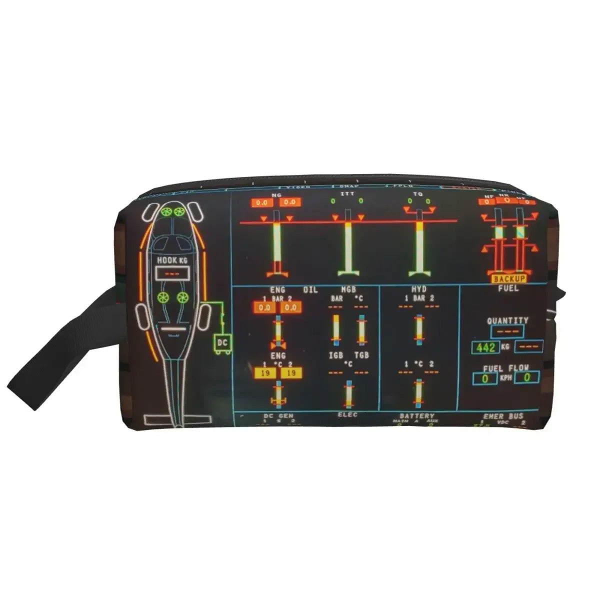 Trousse de toilette avion – Style jet fighter