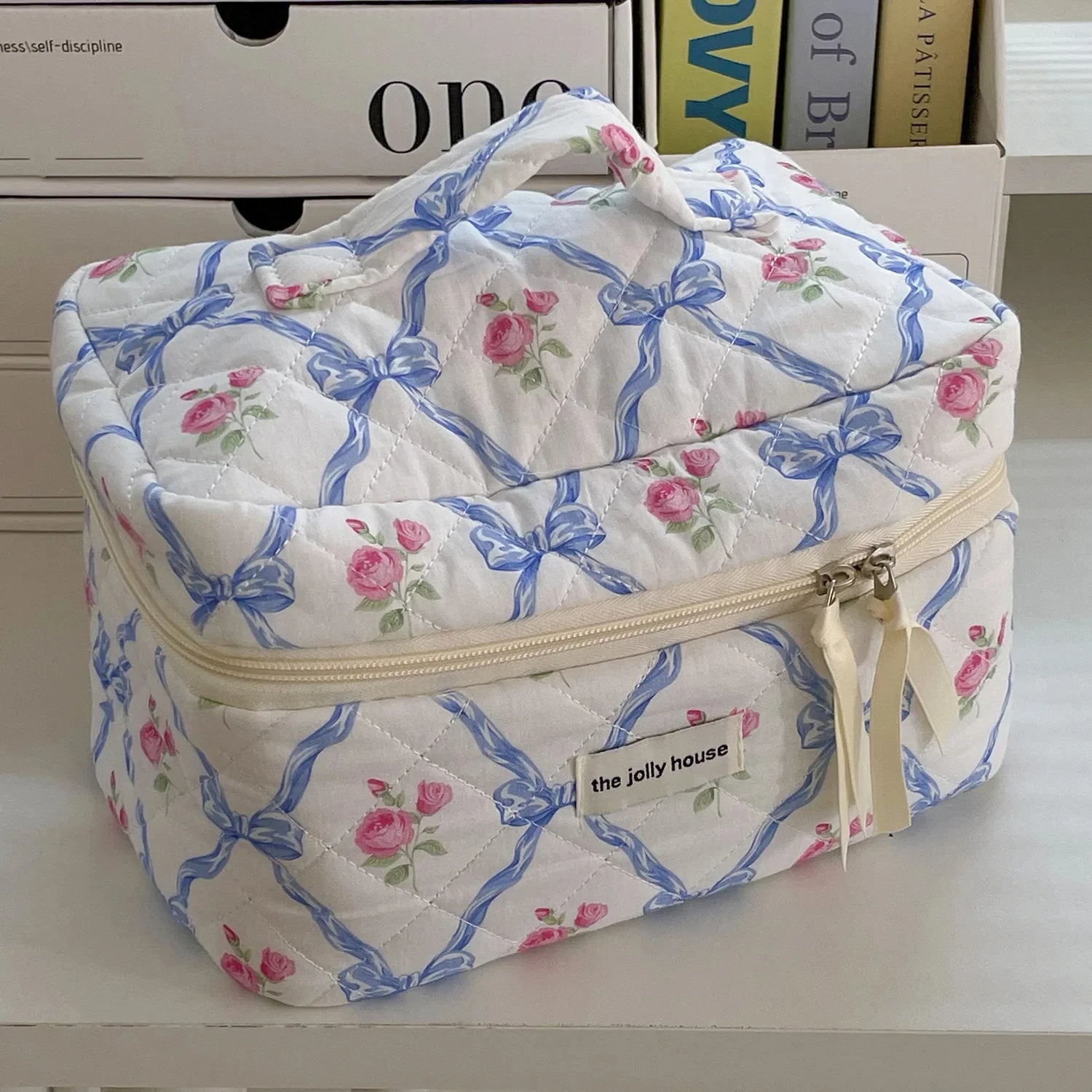 Trousse de toilette femme en coton – Douce, légère et idéale pour le quotidien