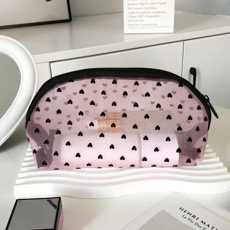Trousse de toilette transparente femme