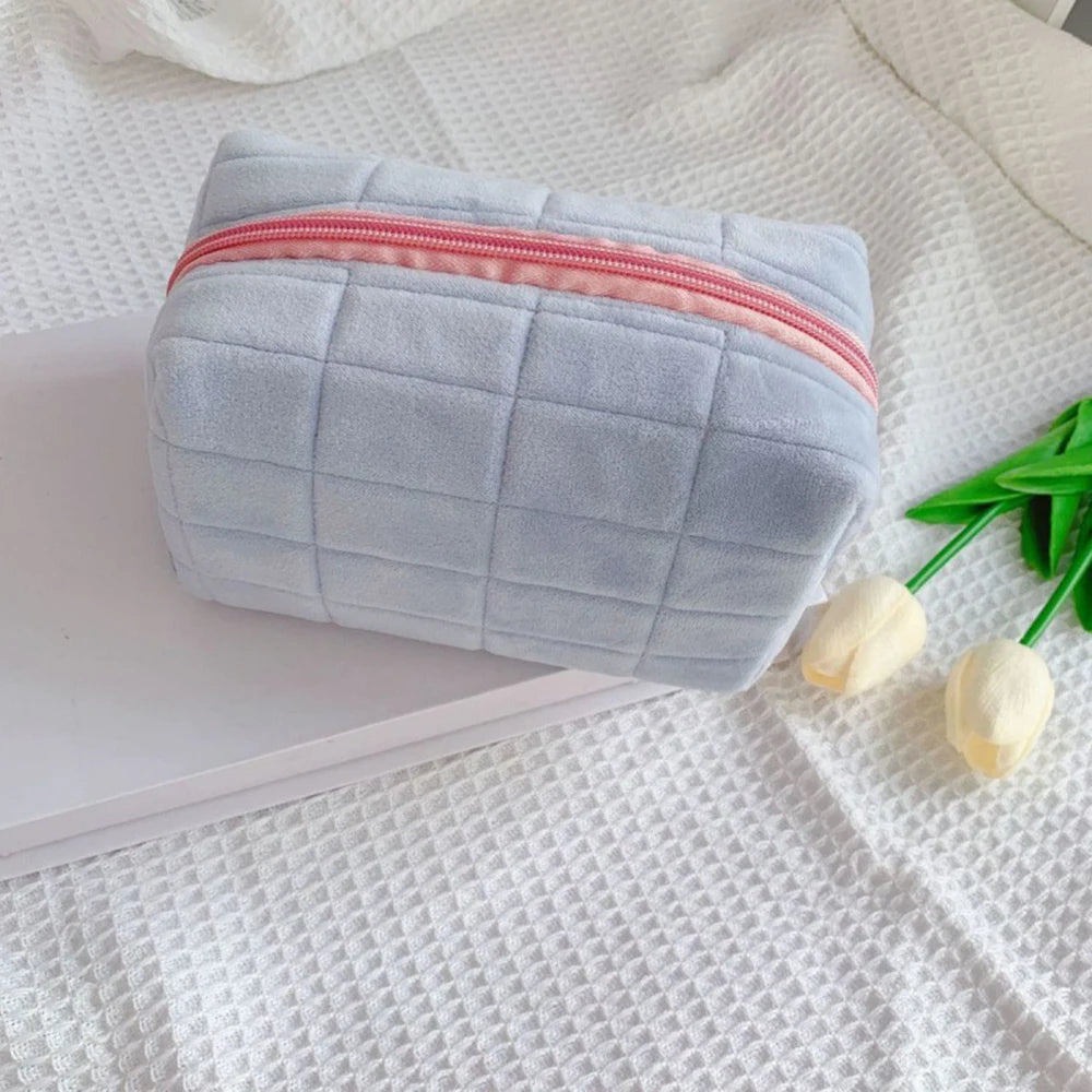Trousse de toilette coton – Format compact et doux