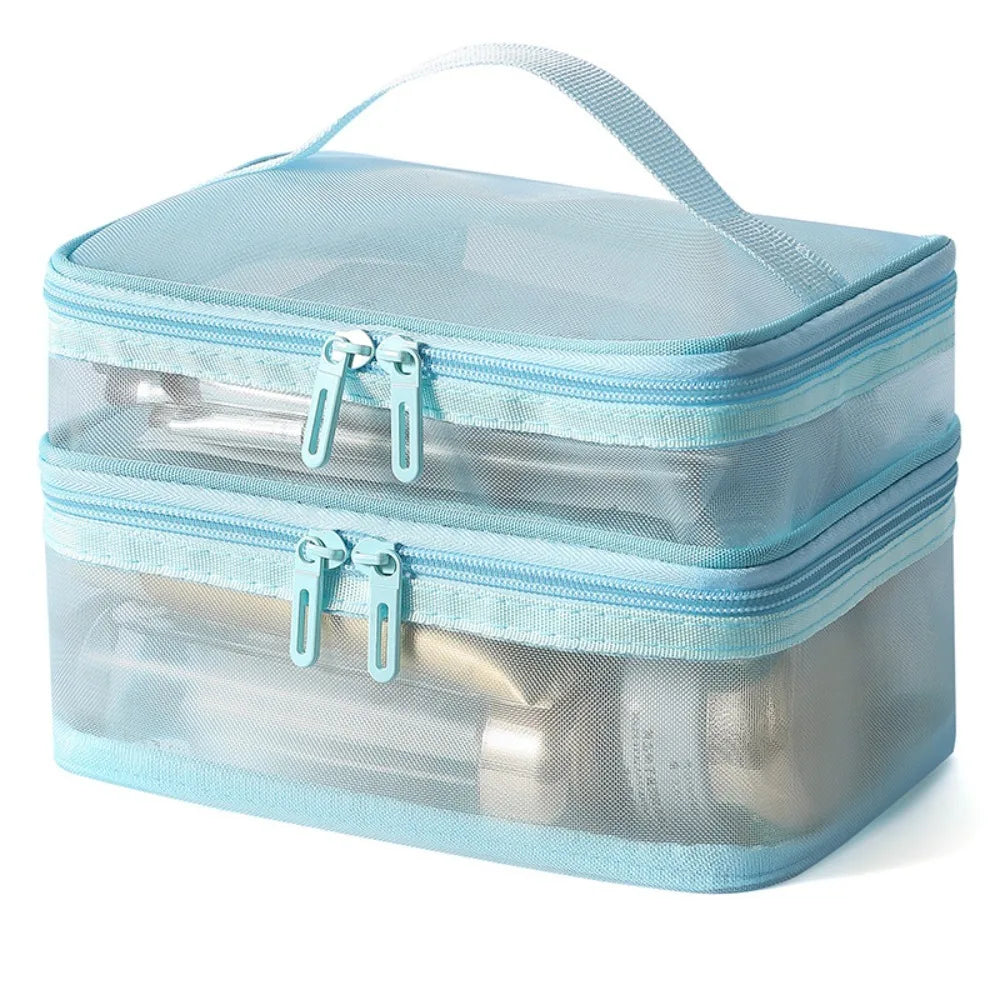 Grosse trousse de toilette pour déplacement