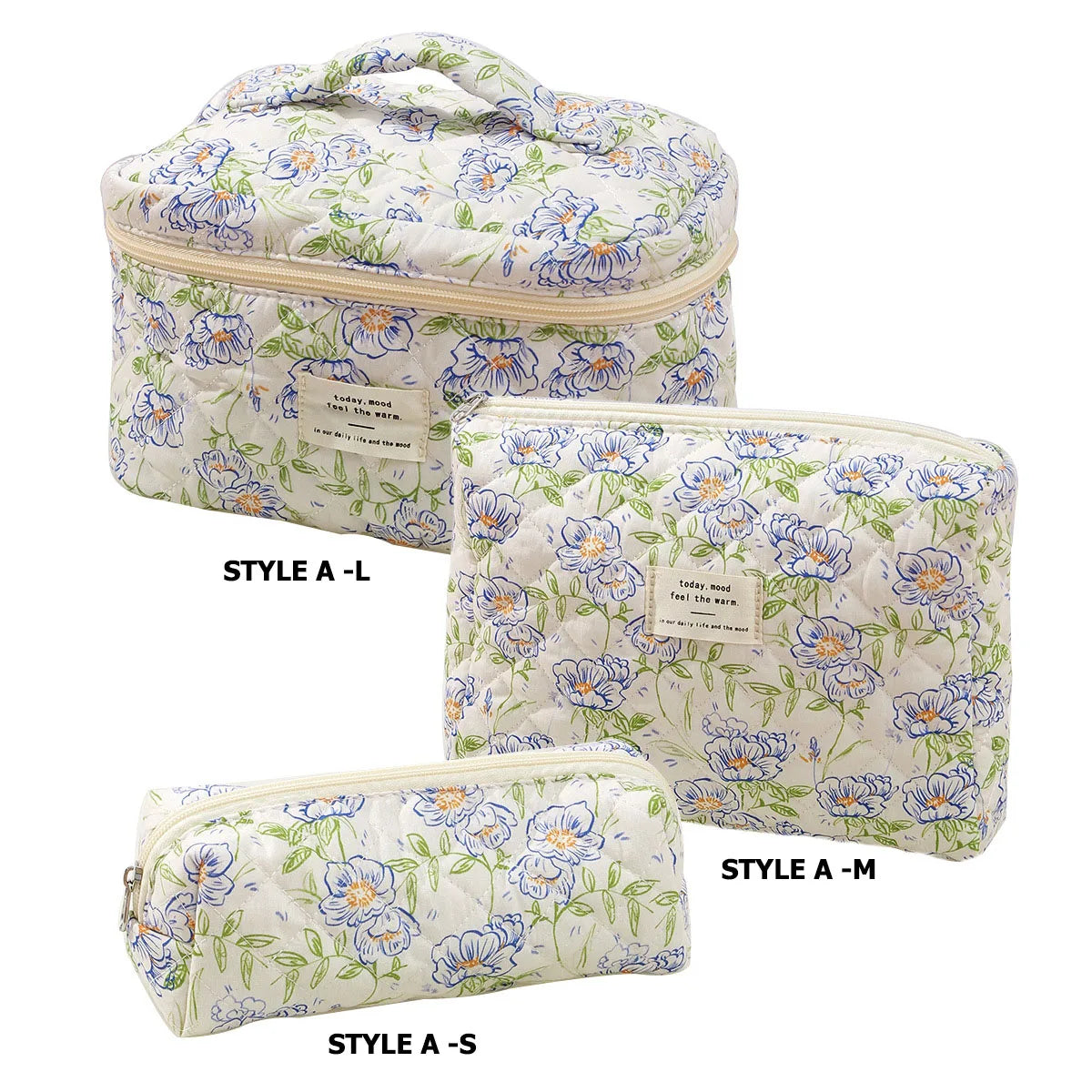 Trousse de toilette femme compacte matelassée