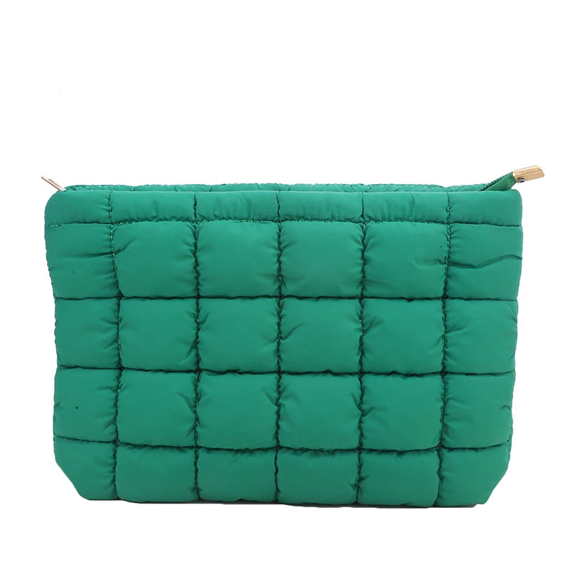 Trousse de toilette matelassée grand format – Élégance & praticité