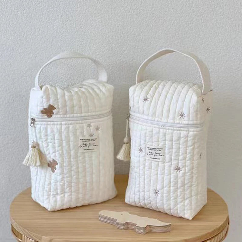Trousse de toilette femme suspendue matelassée