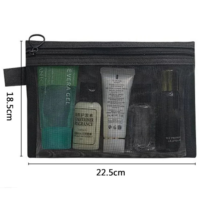 Trousse de toilette transparente femme – Élégante, pratique et approuvée avion