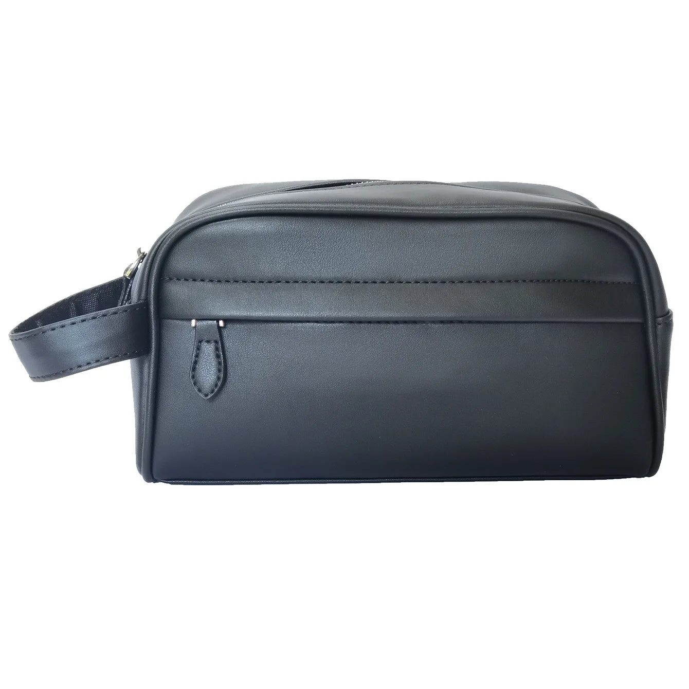 Trousse de toilette homme cuir compacte – élégante et multifonction pour voyages d’affaires.