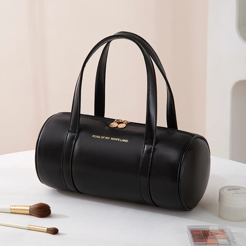 Trousse de toilette cuir double compartiment – Compacte et résistante