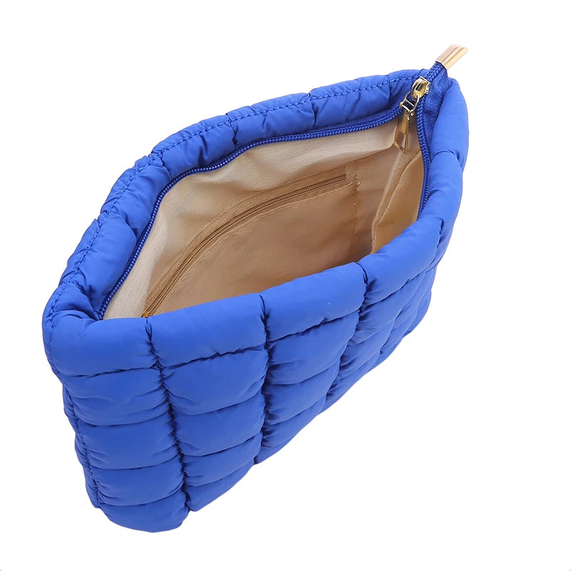 Trousse de toilette matelassée grand format – Élégance & praticité
