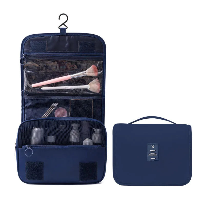 Trousse de toilette suspendue avec crochets