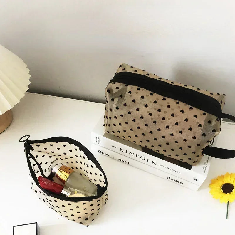 Trousse de toilette transparente femme