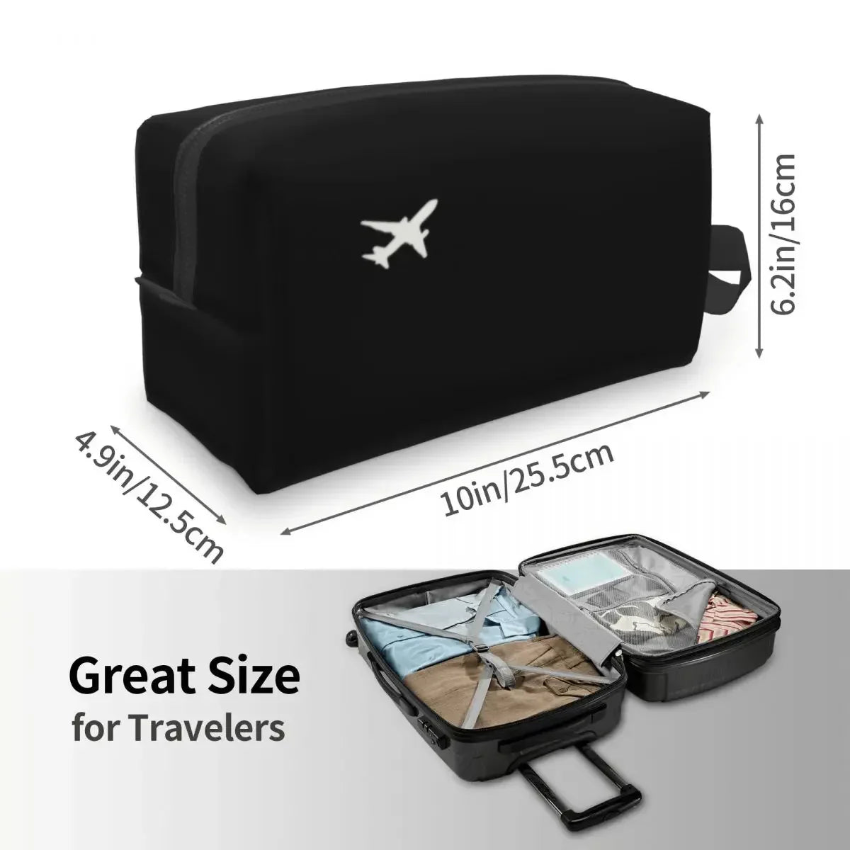 Trousse de toilette avion – Design avion pilote