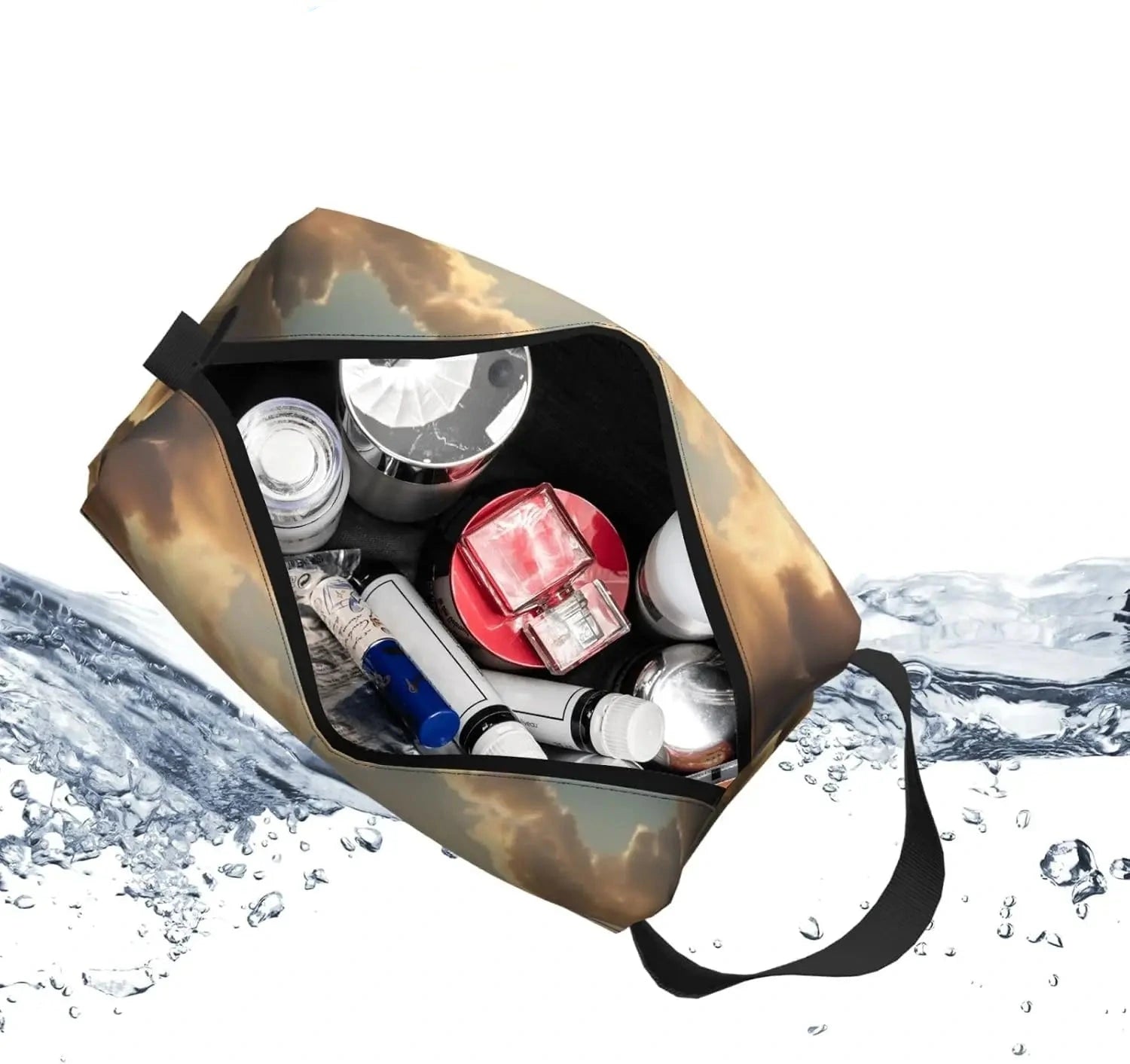 Trousse de toilette avion – format voyage