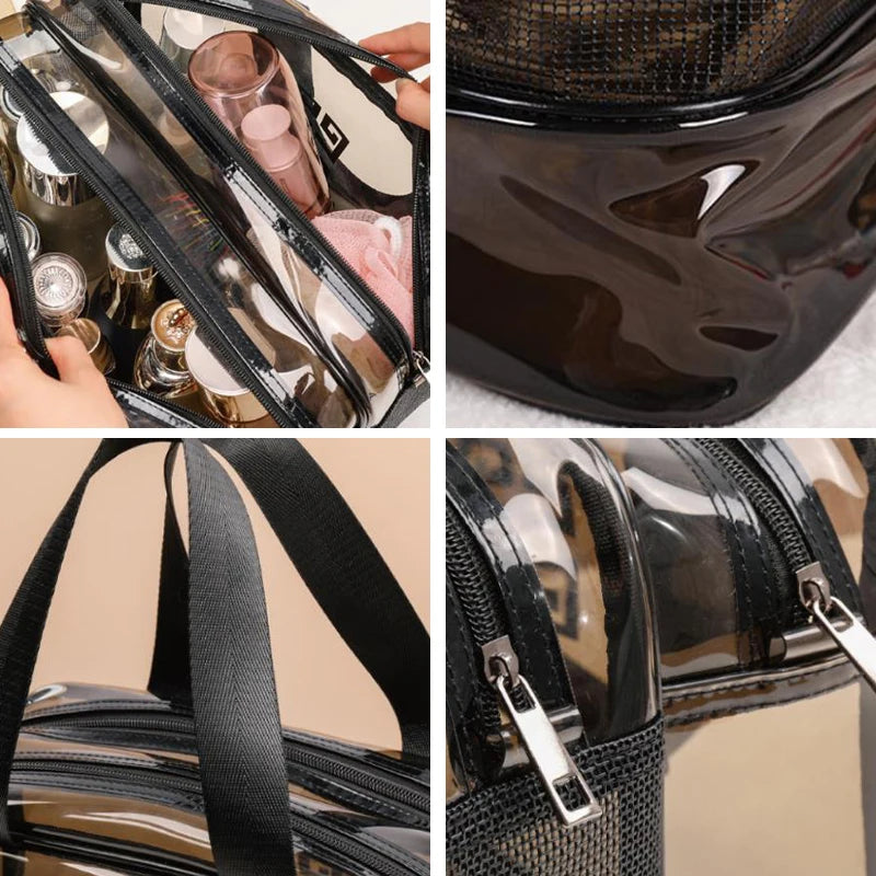 Trousse de toilette transparente – Design pratique waterproof
