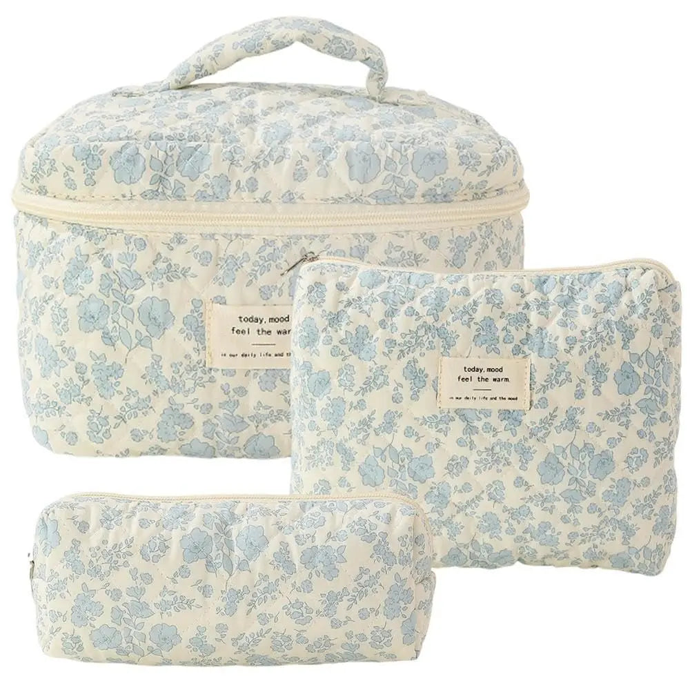 Trousse de toilette femme compacte matelassée