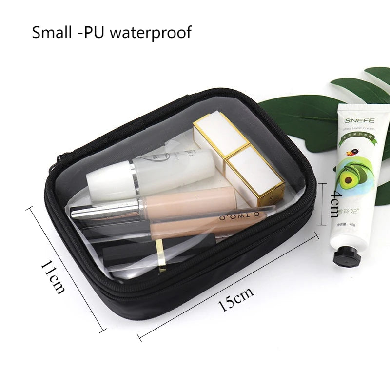 Trousse de toilette transparente – Format avion waterproof