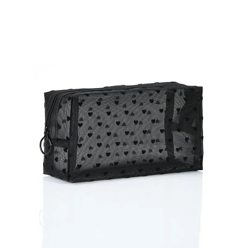 Trousse de toilette transparente femme