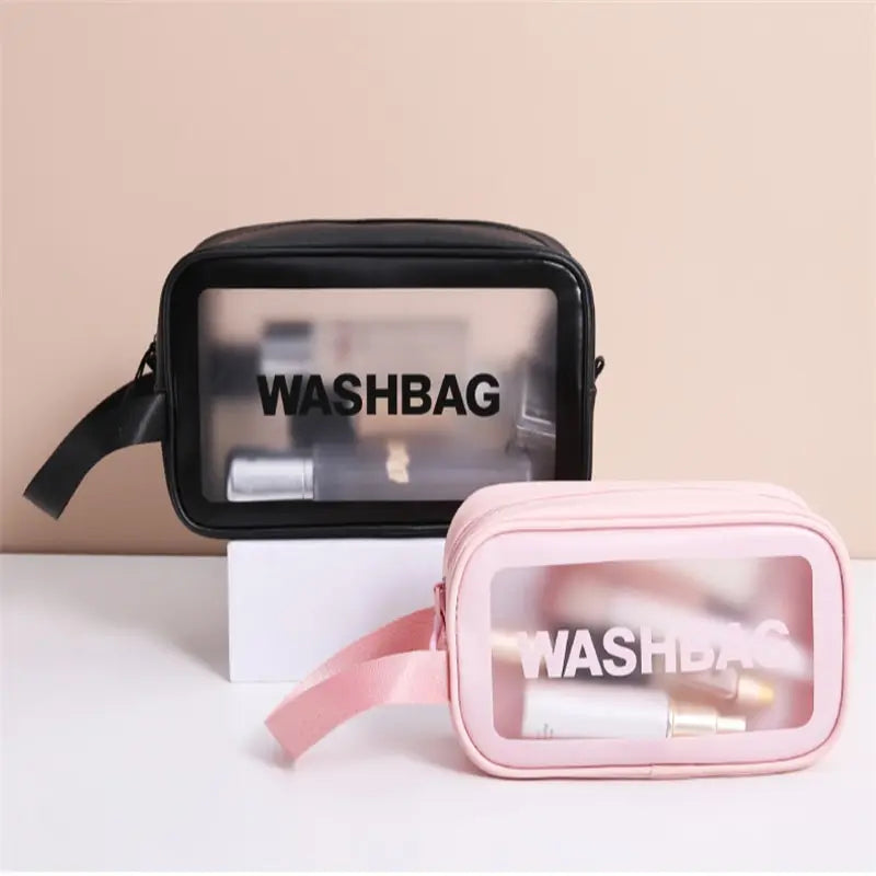 Trousse de toilette imperméable transparante