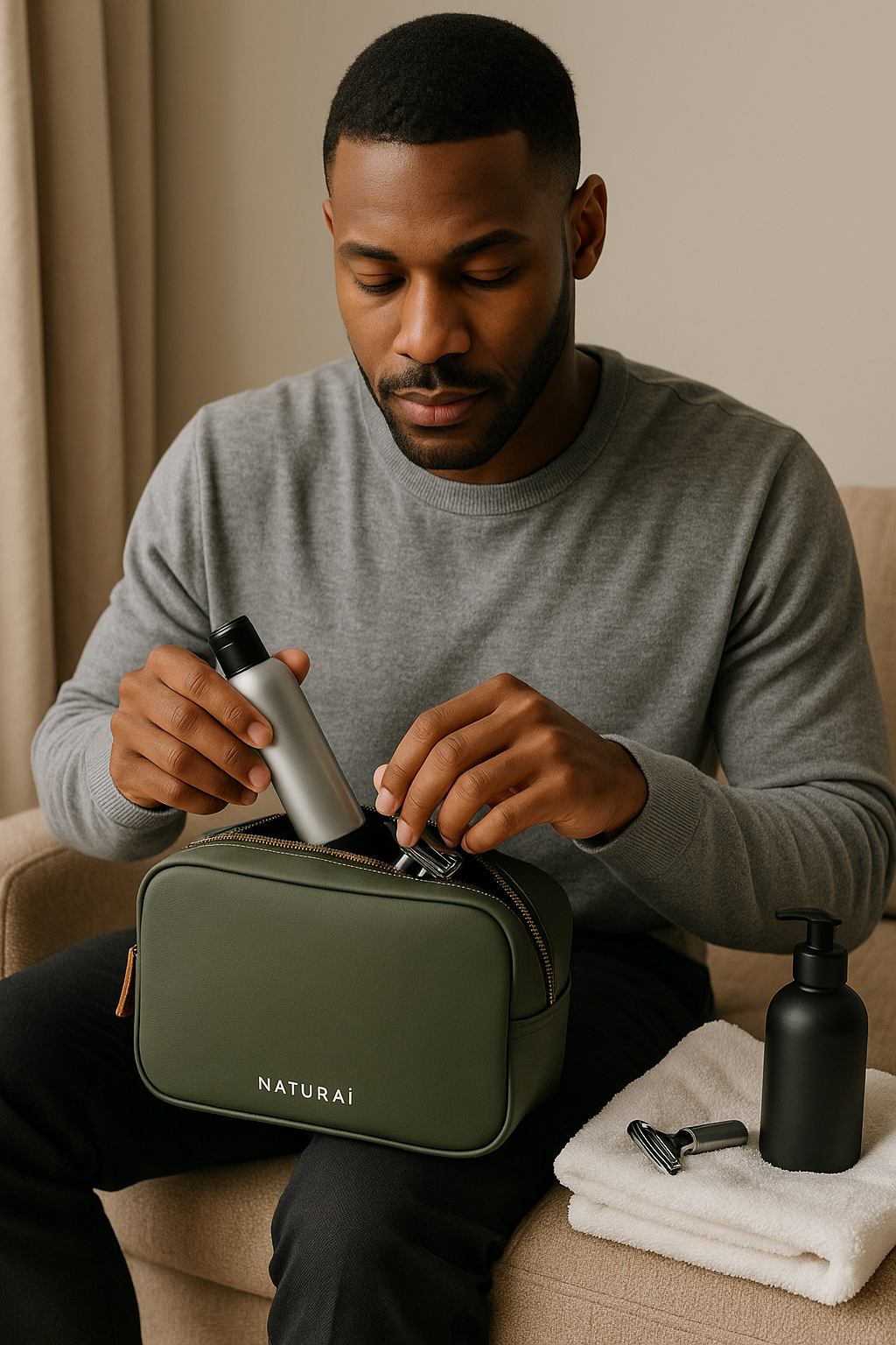 Quelle taille pour une trousse de toilette cabine avion ?
