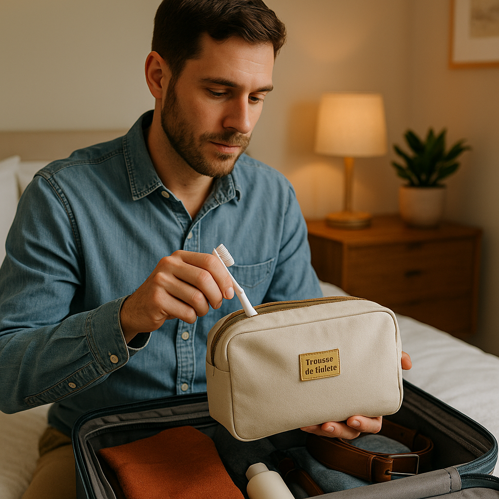 Les avantages d'une trousse de toilette rigide pour vos voyages
