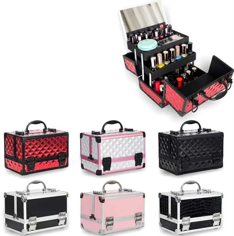 Trousse de toilette de luxe – Organisateur maquillage professionnel