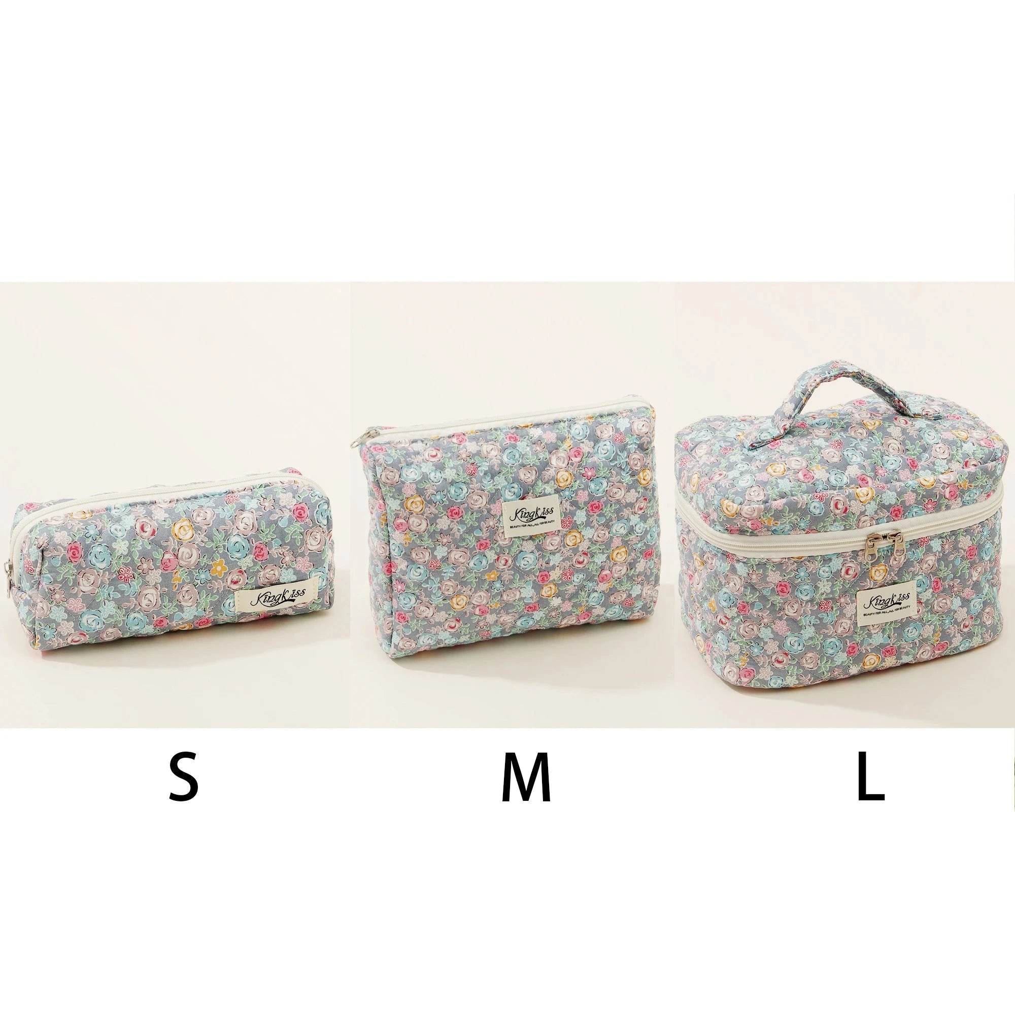 Trousse de toilette femme compacte matelassée