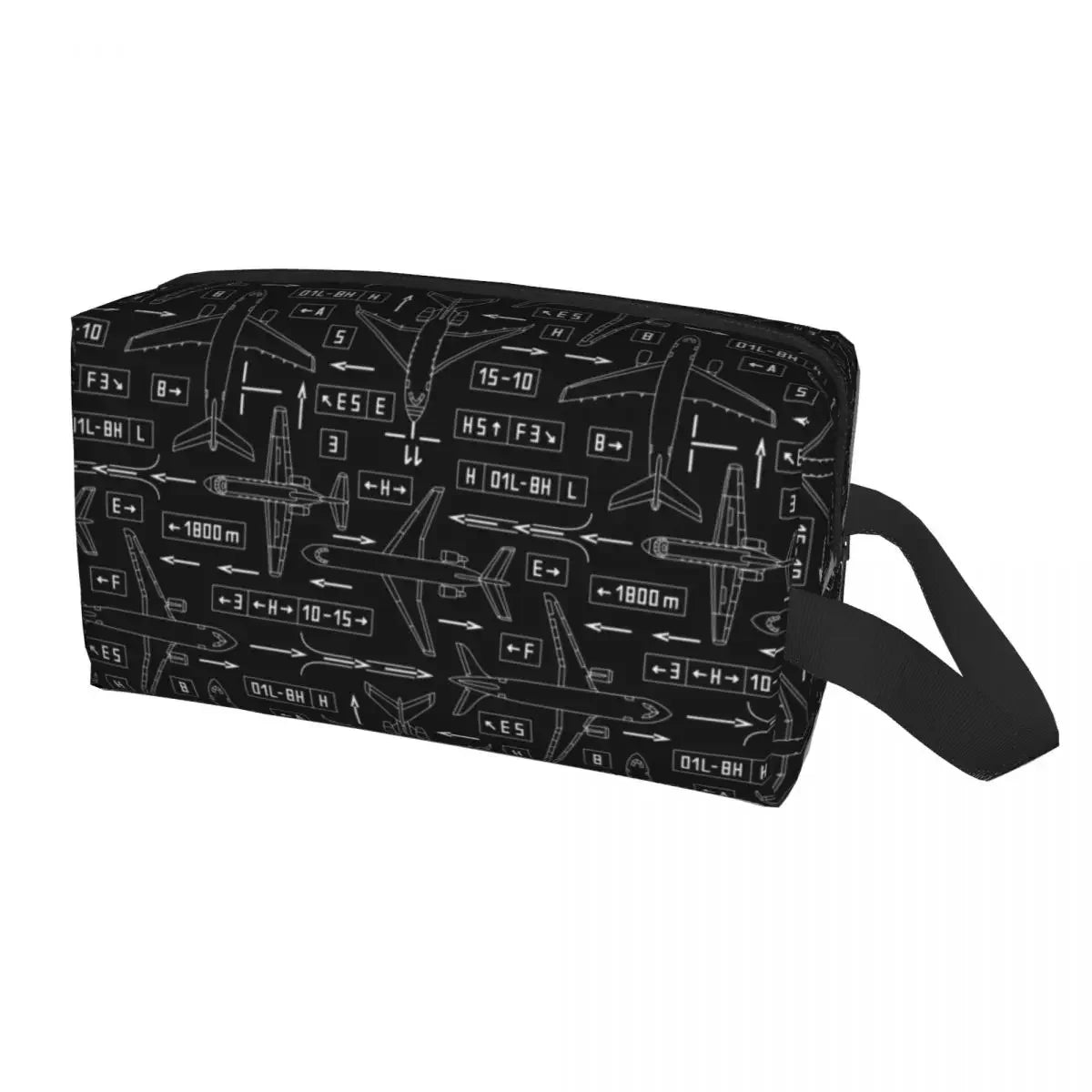 Trousse de toilette avion – Style jet fighter