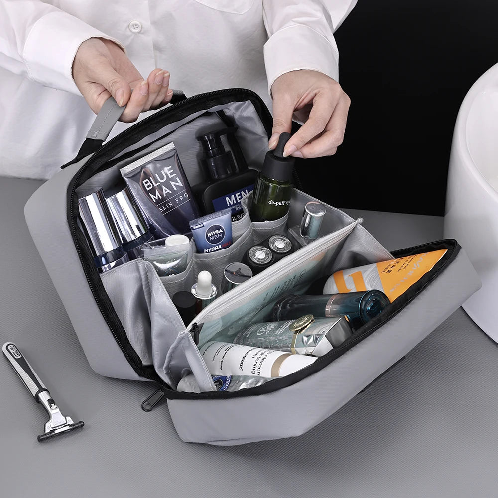 Trousse de toilette homme voyage – Compacte, résistante et grande capacité
