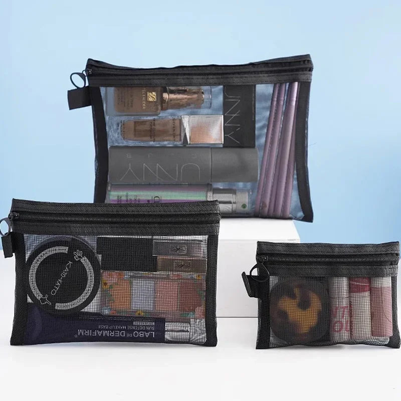 Trousse de toilette transparente femme