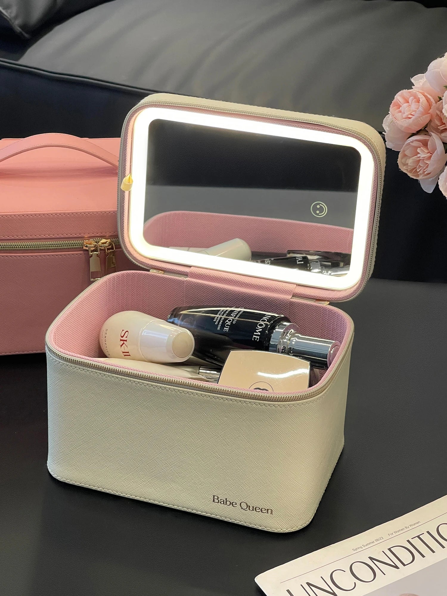 Trousse de toilette Vanity avec miroir