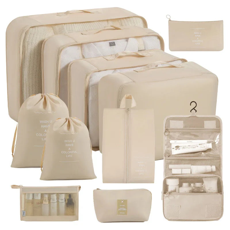  Grande trousse de toilette avec set de rangement assorti – idéal pour les valises organisées, avec multiples compartiments