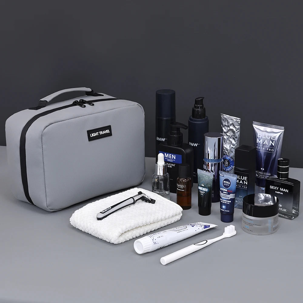 Trousse de toilette homme voyage – Compacte, résistante et grande capacité
