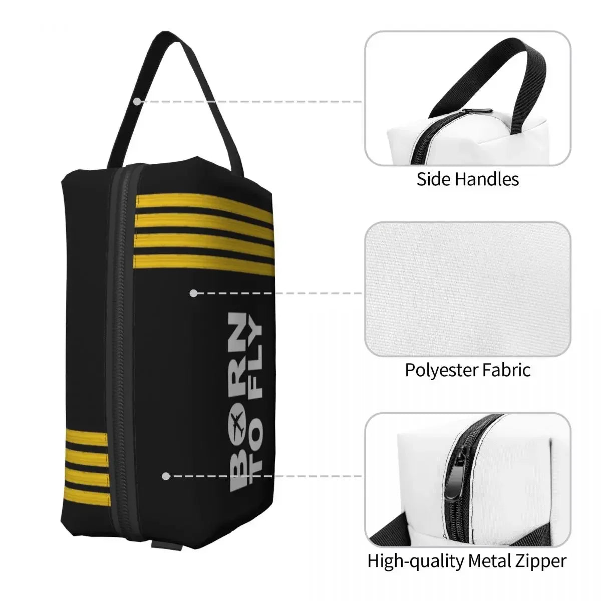 Trousse de toilette avion – capitaine pilote