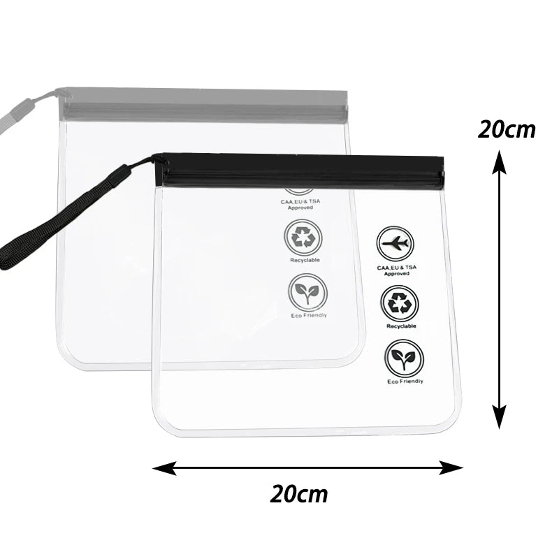 Trousse de toilette – PVC transparent avion