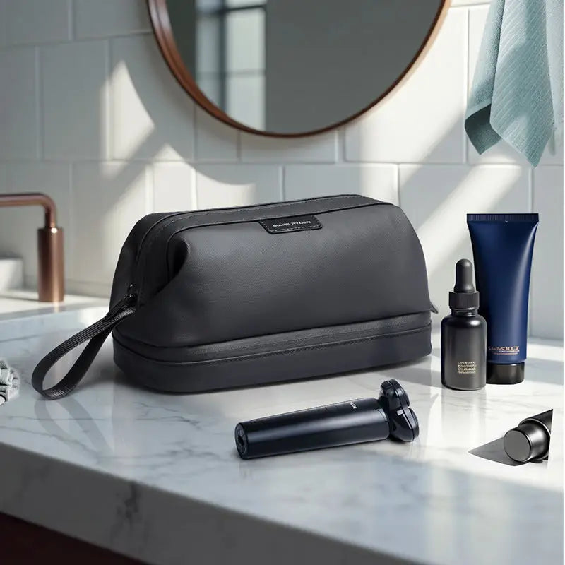 Trousse de toilette de luxe – Élégance sobre & design luxe